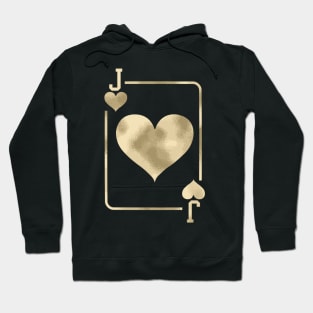 Jack Of He Playing Card Halloween Glam Hoodie